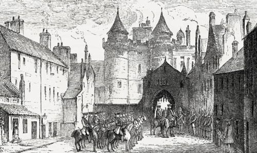 The Palace Gate, Palace of Holyroodhouse, Edinburgh, Scotland, 18th century