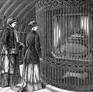 The crown-room of Edinburgh castle, Scotland, 19th century