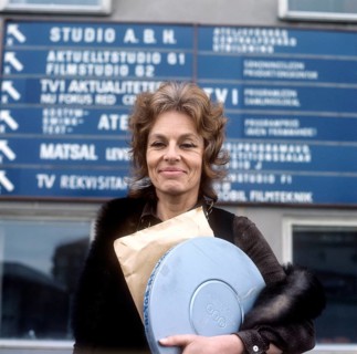 Viveca Lindfors. Swedish-American Actress. 1920-1995. Picture taken in the 1970s