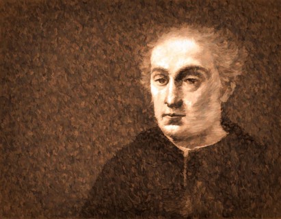 Christopher Columbus, 1451, 1506, Italian navigator, digitally edited