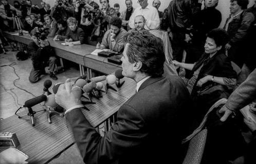 Germany, Berlin, 2 January 1992, Joachim Gauck, first day of access to Stasi files for civil rights