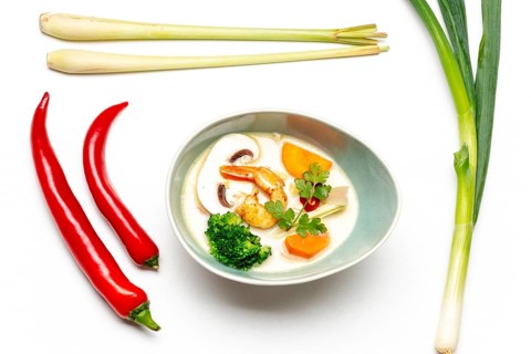 Tom kha gai soup from Thailand