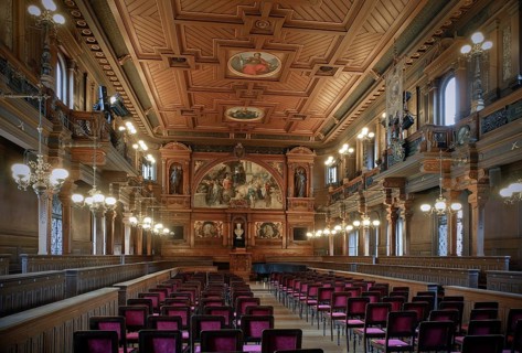 Heidelberg, Old University, Old Assembly Hall, remodelled by Josef Durm in 1886, main