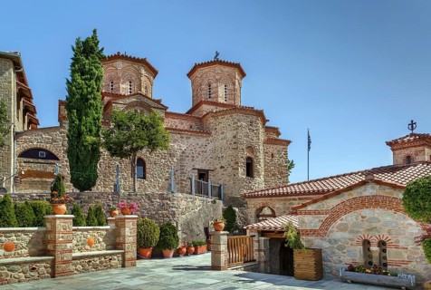 Church in Monastery of Varlaam in Meteora, Greece, Europe