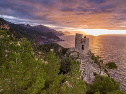 Torre des Verger, Mirador de ses Ànimes, Banyalbufa, Paraje natural de la Serra de Tramuntana,