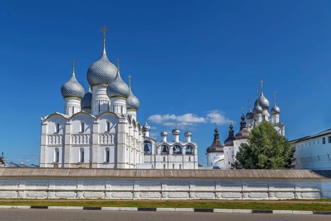 Assumption Cathedral in Rostov Kremlin, Russia, Europe