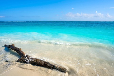 Riviera Maya Caribbean beach turquoise in Mayan Mexico