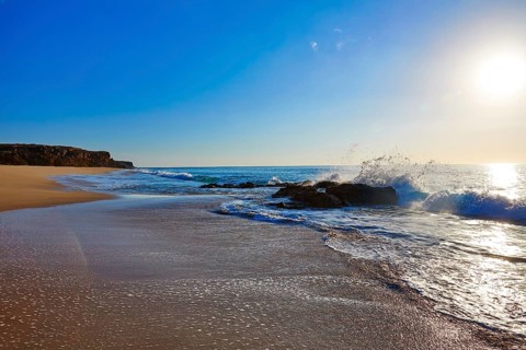 El Cotillo Castillo Beach in Fuerteventura at Canary Islands of Spain