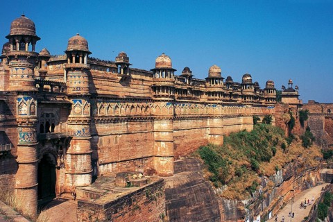 Gwalior fort, madhya pradesh, india, asia