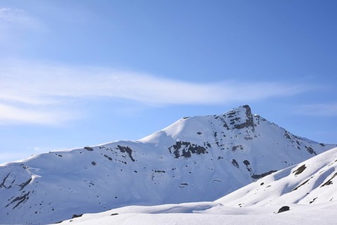 Overview of Piz Bardella, Julier Pass, Engadine, Switzerland, Europe