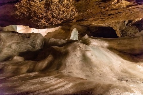Ice cave in Dachstein, Alps Austria