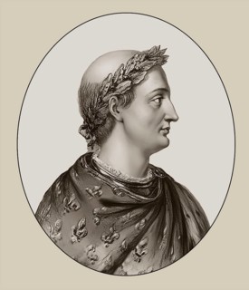 Charles the Bald, 823 – 877, emperor of the Carolingian Empire