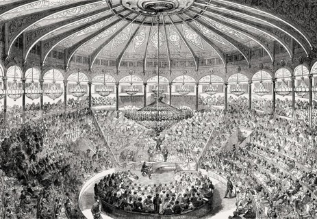 Elijah, oratorio by Felix Mendelssohn, Cirque d'Été, former Parisian theatre, Paris, France, 1857,