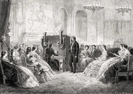 Johann Baptist Schalkenbach's Piano-Orchestre, performance before the Empress and Emperor of