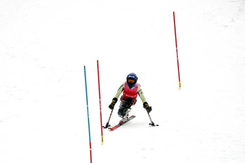 Anna-Lena Forster (BRSV Radolfzell) at the Para Alpine Ski World Cup Feldberg 2025, Todtnau-Fahl,