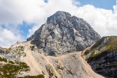 In the sanctuary of the Julian Alps, where the peaks can reach as high as 2500 m and more. The king