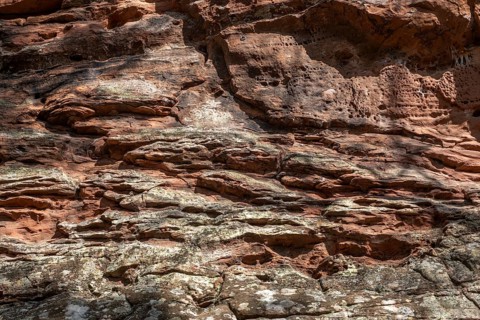 Detail of the Geiersteinfelsen, Geierstein, sandstone, Palatinate Forest, Bruchweiler-Bärenbach,