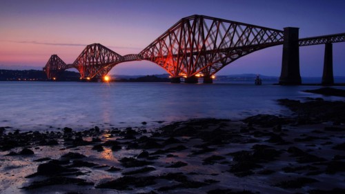 Europe, Scotland, railway bridge, Firth of Forth, railway bridge, fjord, fjord, Forth Bridge,