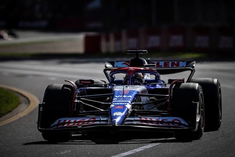 MELBOURNE, AUSTRALIA, MARCH 22: Daniel Ricciardo of Australia drives the Visa Cash App RB Formula