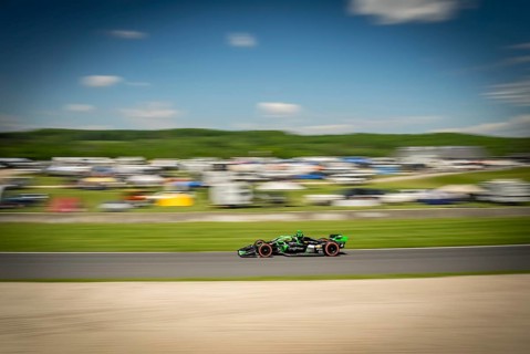 ROMAIN GROSJEAN (77) of Geneva, Switzerland practices for the XPEL Grand Prix at Road America in
