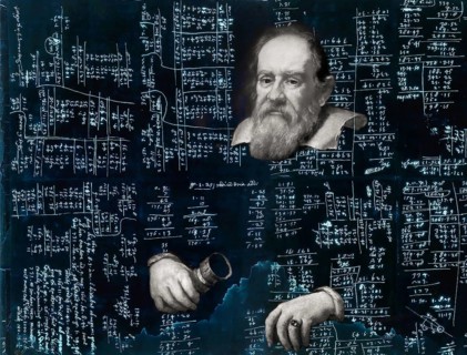 Galileo Galilei, 1564, 1642, Italian astronomer, handwritten scientific notes