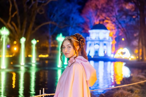 It is the most beautiful time of the year when the sparkling evening trail finally lights up