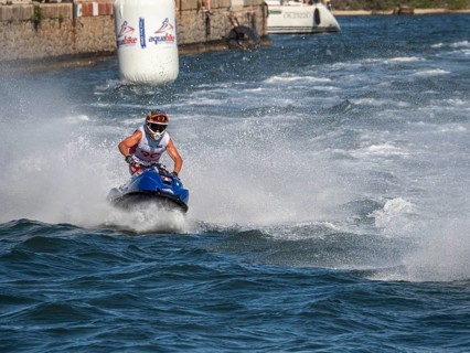 Olbia, Italy - September 16 - 20192 Aquabike world Championship gran prix of Italy