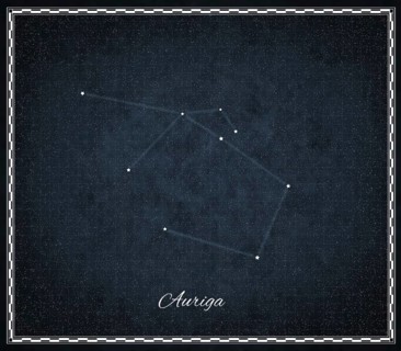 Auriga star constellation, Night sky, Cluster of stars, Deep space, Charioteer constellation