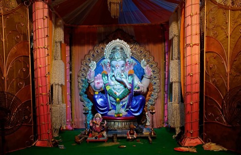 Ganpati statue festival, mumbai, maharashtra, india, asia