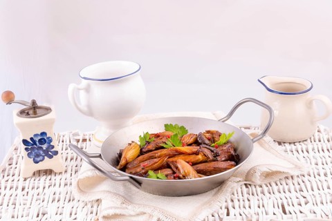 Roasted King Oyster Mushrooms