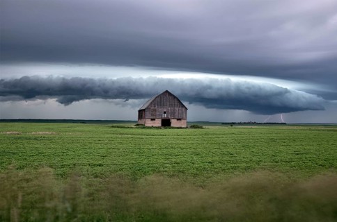 Prairie Storm Clouds Canada Saskatchewan Dramatic Summer