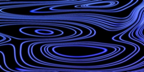Neon Glow violet lines on a dark background, Glowing background