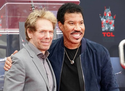 Lionel Richie and Jerry Bruckheimer at Lionel Richie Hand And Footprint Ceremony held at the TCL
