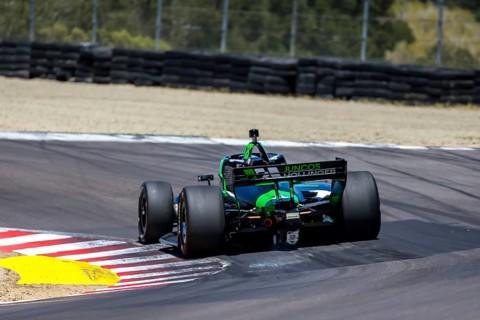 AGUSTIN HUGO CANAPINO (78) of Arrecifes, Argentina practices for the Firestone Grand Prix of