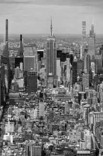 Empire State Building and part of Manhattan, New York City, New York, USA, North America