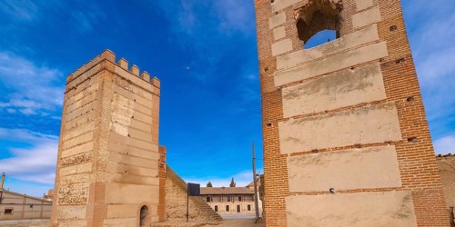 City Wall and Towers, 13th Century Mudéjar Style, Spanish National Monument, Madrigal de las Altas