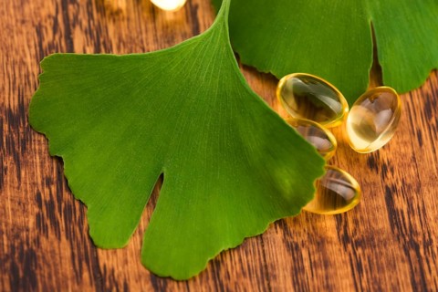 Ginkgo with essential oil