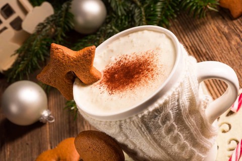 Christmas chocolate drink