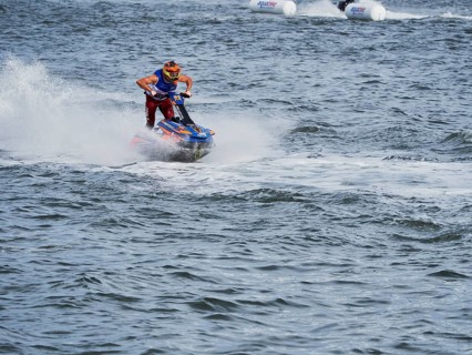 Olbia, Italy - September 16 - 2022 Aquabike world Championship gran prix of Italy