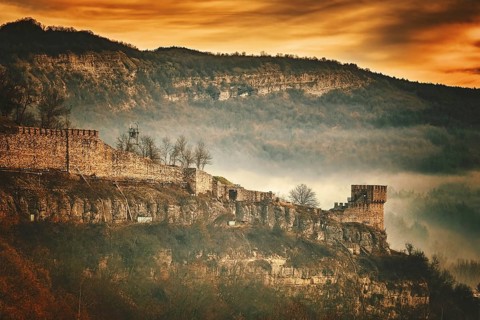 Medieval Stronghold Tsarevets in Veliko Tarnovo, Bulgaria Veliko Tarnovo, Bulgaria, Europe