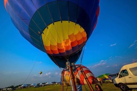 The New Jersey Lottery Festival of Ballooning, Solberg Airport, Whitehouse Station, NJ, USA, July