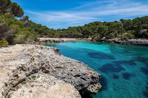 Sa Barca Trencada, Santanyí municipal area, Majorca, Balearic Islands, Spain, Europe