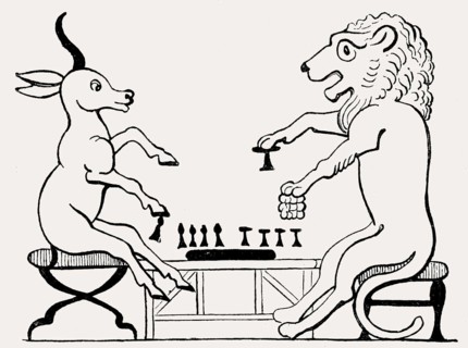 Caricature on Usermaatre Ramesses III or Ramses III