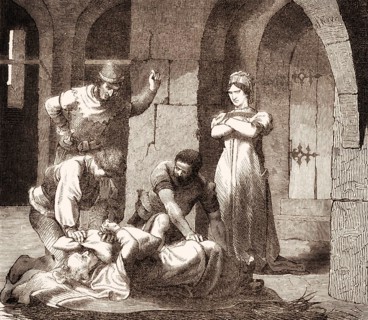 Pope John X smothered to death in the dungeon by Marozia in 928