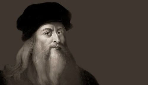 Leonardo da Vinci, 1452 - 1519, Italian painter, sculptor, architect and engineer, digitally edited