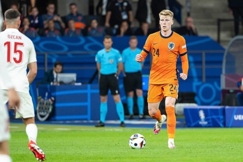 BERLIN, GERMANY - JULY 6, 2024: Euro 2024 quarterfinal match Nederlands vs Turkey (Turkiye) 2:1. In