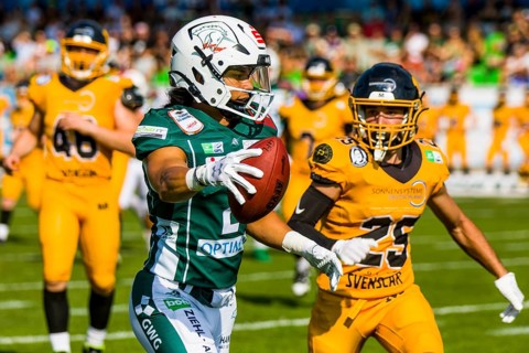 German Football League, Game: Schwäbisch Hall Unicorns, Munich Cowboys in the Optima Sportpark in