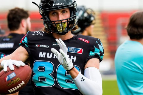 European League of Football, ELF/ Game: Prague Lions at Munich Ravens on 09. June. 2024, in the