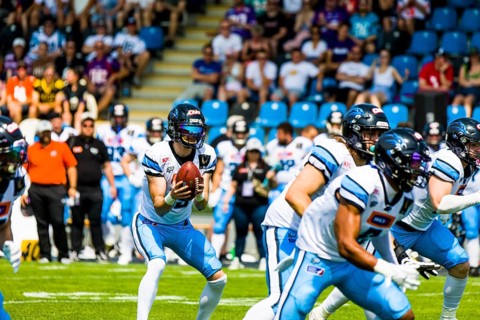 European League of Football/ Game : Frankfurt Galaxy - Wroclaw Panthers, PSD Bank Arena  ,
