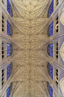 Saint Patricks Old Cathedral or Old St. Patricks, Lower Manhattan, Impressive symmetrical vaulted